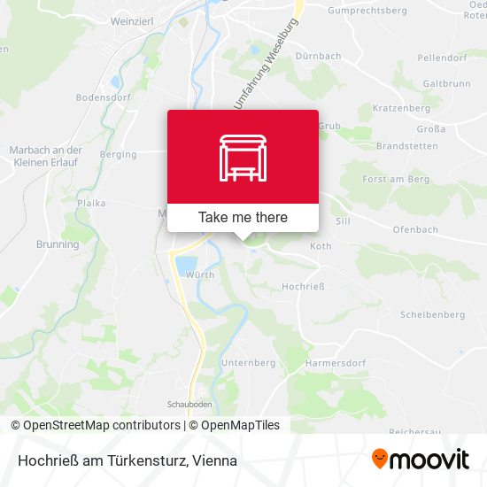 Hochrieß am Türkensturz map