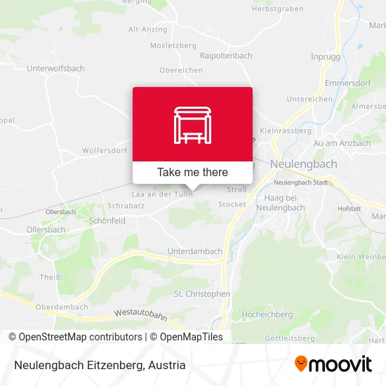 Neulengbach Eitzenberg map