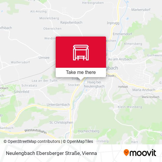 Neulengbach Ebersberger Straße map