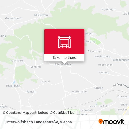 Unterwolfsbach Landesstraße map