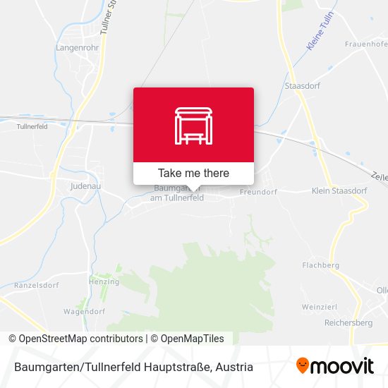 Baumgarten / Tullnerfeld Hauptstraße map
