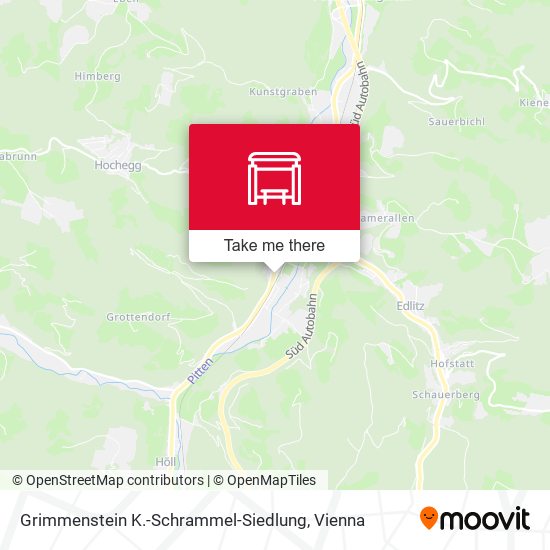 Grimmenstein K.-Schrammel-Siedlung map