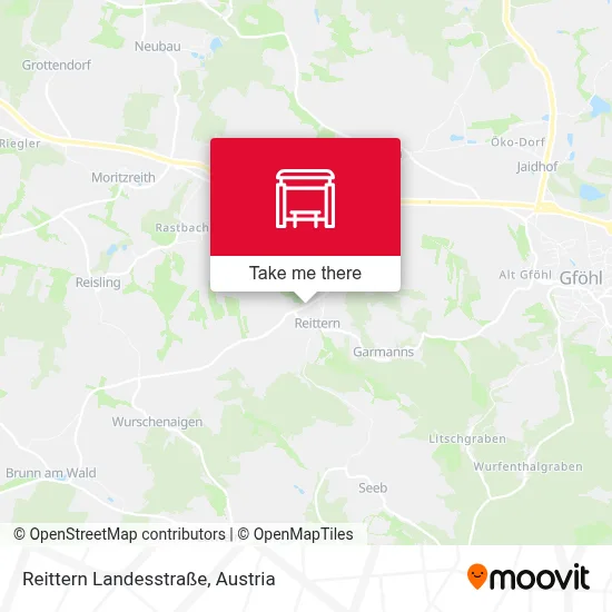 Reittern Landesstraße map