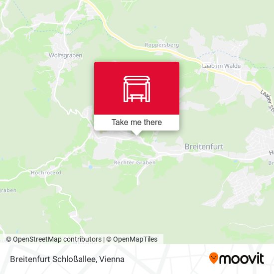 Breitenfurt Schloßallee map