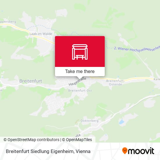 Breitenfurt Siedlung Eigenheim map