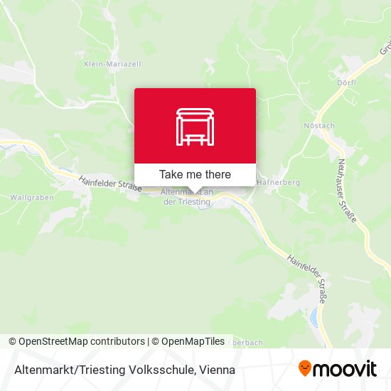 Altenmarkt / Triesting Volksschule map
