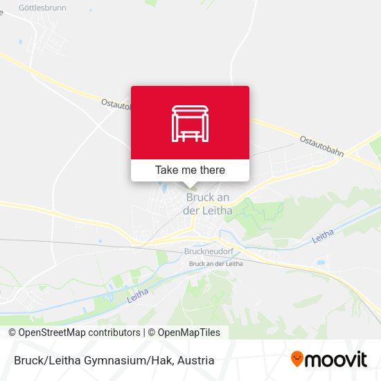 Bruck/Leitha Gymnasium/Hak map