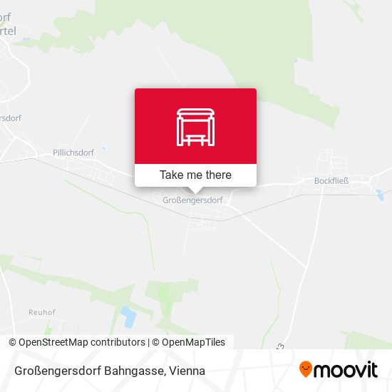 Großengersdorf Bahngasse map