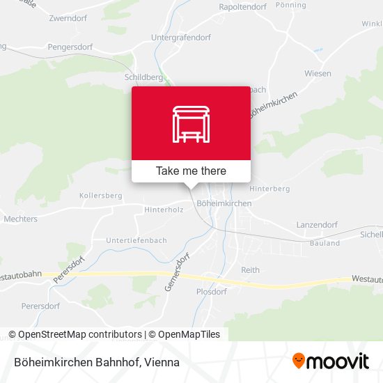 Böheimkirchen Bahnhof map