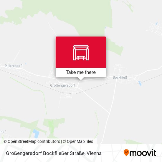 Großengersdorf Bockfließer Straße map