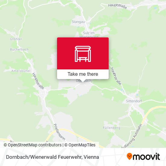 Dornbach/Wienerwald Feuerwehr map