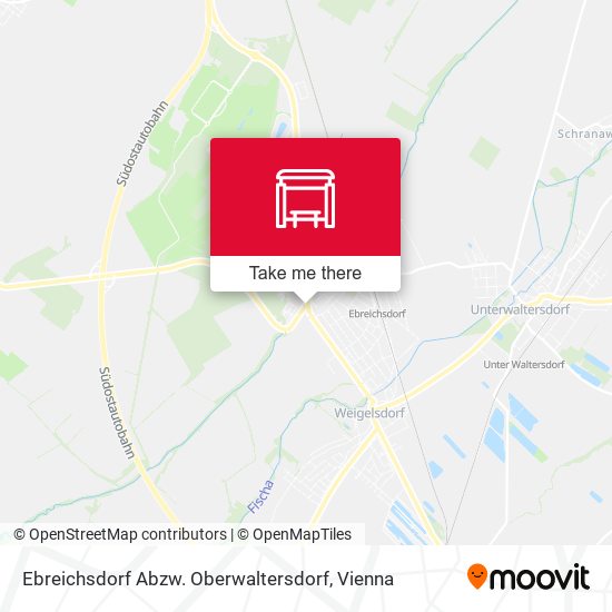 Ebreichsdorf Abzw. Oberwaltersdorf map