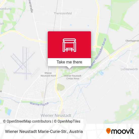 Wiener Neustadt Marie-Curie-Str. map