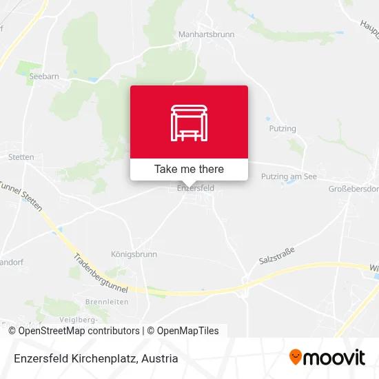 Enzersfeld Kirchenplatz map