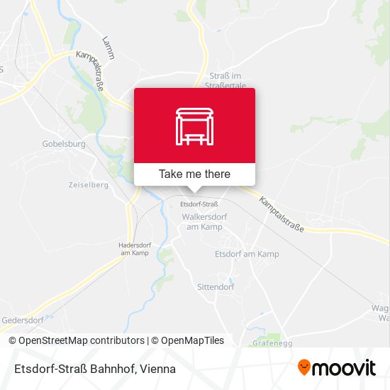 Etsdorf-Straß Bahnhof map