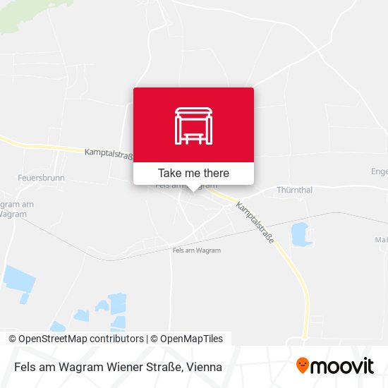 Fels am Wagram Wiener Straße map