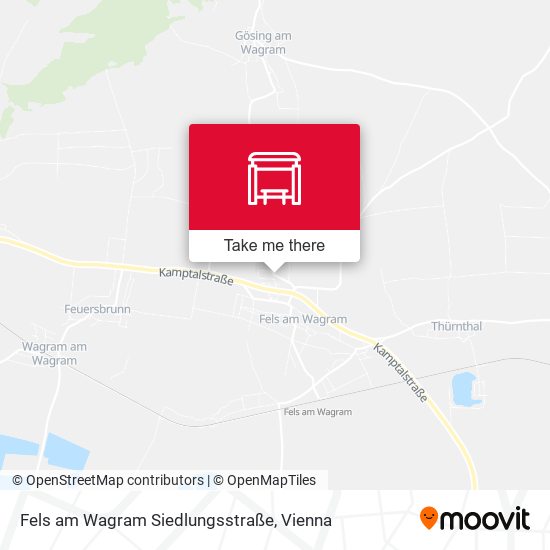 Fels am Wagram Siedlungsstraße map