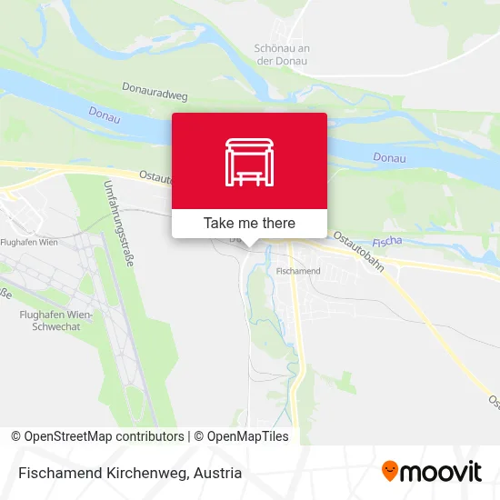 Fischamend Kirchenweg map
