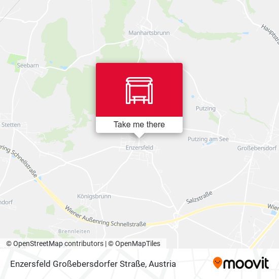 Enzersfeld Großebersdorfer Straße map