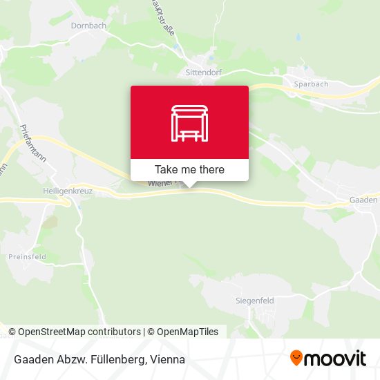 Gaaden Abzw. Füllenberg map