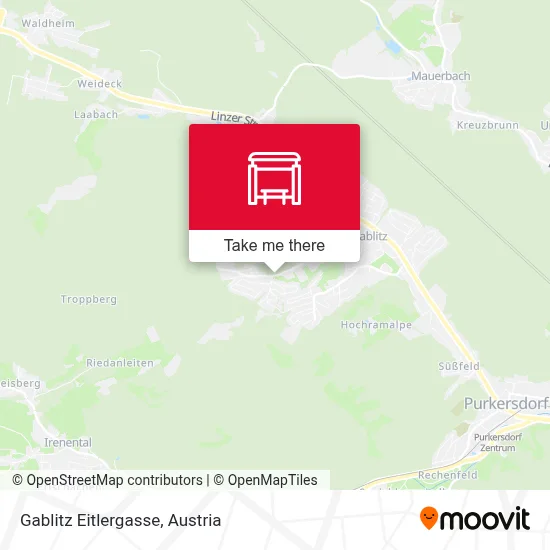 Gablitz Eitlergasse map