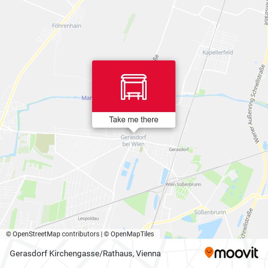Gerasdorf Kirchengasse/Rathaus map
