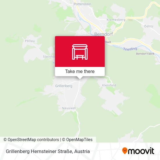Grillenberg Hernsteiner Straße map