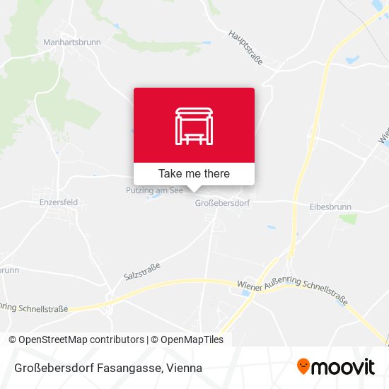 Großebersdorf Fasangasse map