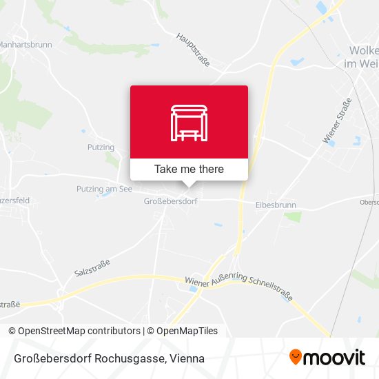 Großebersdorf Rochusgasse map