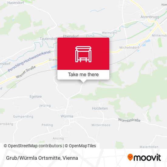 Grub/Würmla Ortsmitte map