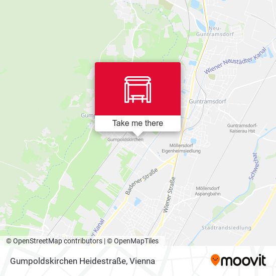 Gumpoldskirchen Heidestraße map