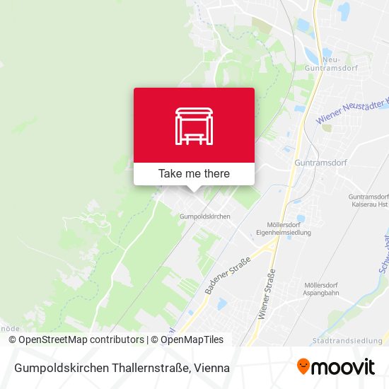 Gumpoldskirchen Thallernstraße map