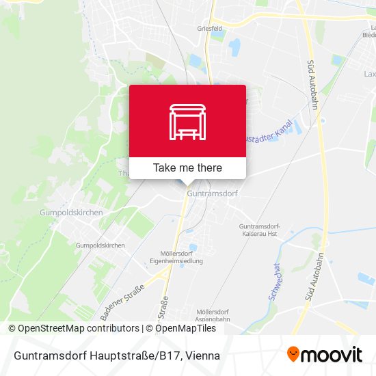 Guntramsdorf Hauptstraße/B17 map