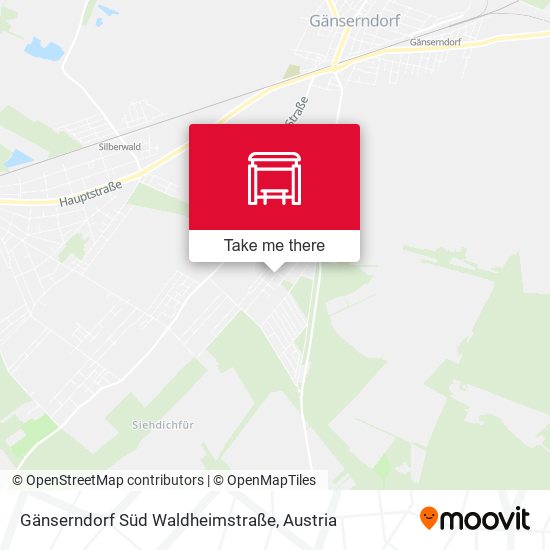 Gänserndorf Süd Waldheimstraße map