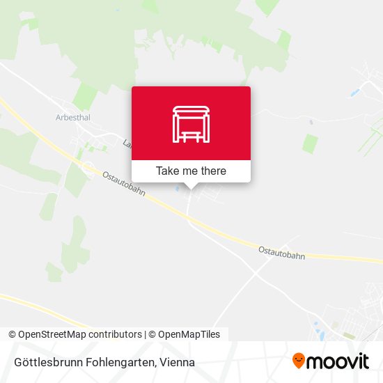 Göttlesbrunn Fohlengarten map