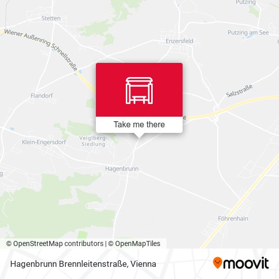 Hagenbrunn Brennleitenstraße map