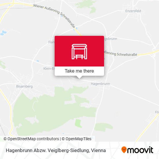 Hagenbrunn Abzw. Veiglberg-Siedlung map