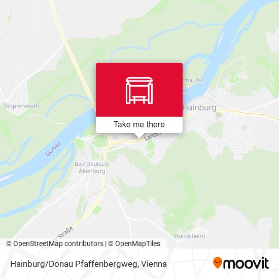 Hainburg/Donau Pfaffenbergweg map
