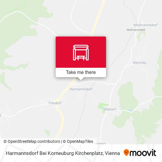 Harmannsdorf Bei Korneuburg Kirchenplatz map