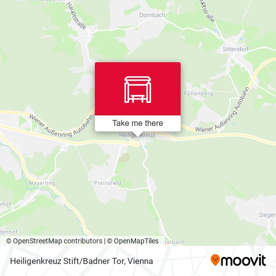 Heiligenkreuz Stift/Badner Tor map