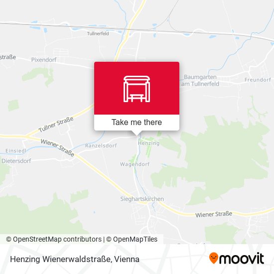 Henzing Wienerwaldstraße map