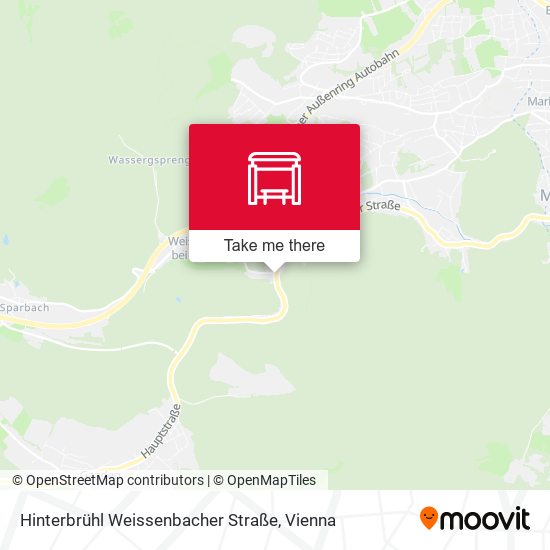 Hinterbrühl Weissenbacher Straße map