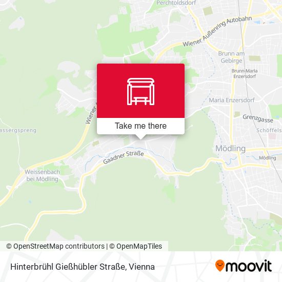 Hinterbrühl Gießhübler Straße map