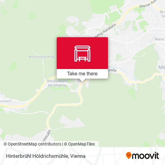 Hinterbrühl Höldrichsmühle map