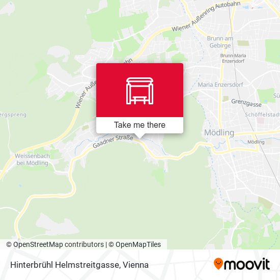 Hinterbrühl Helmstreitgasse map