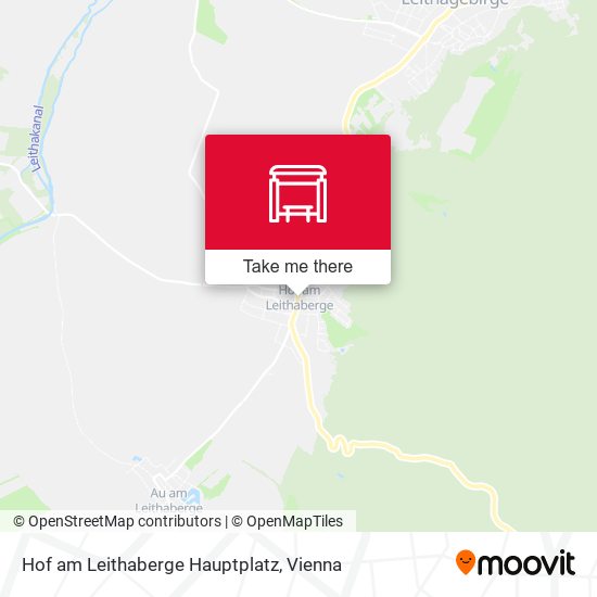 Hof am Leithaberge Hauptplatz map