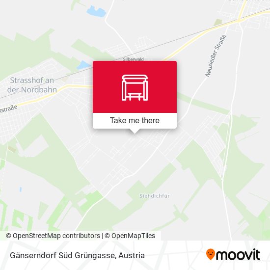 Gänserndorf Süd Grüngasse map