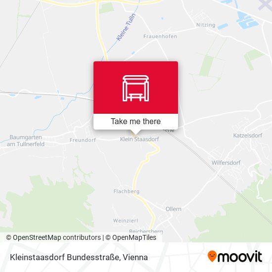 Kleinstaasdorf Bundesstraße map