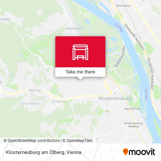 Klosterneuburg am Ölberg map