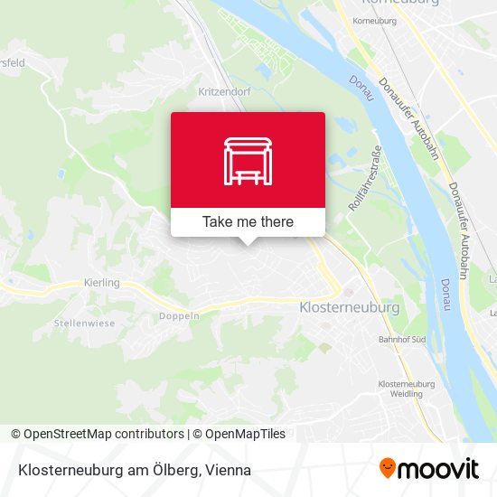 Klosterneuburg am Ölberg map